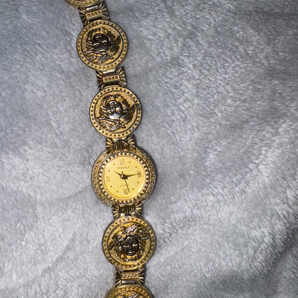 Versace Gold Medusa Emblem Watch